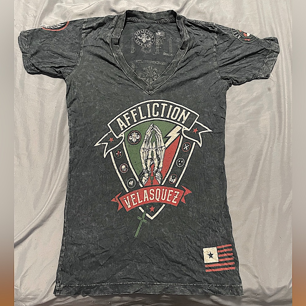 Affliction Women T Shirt Cain Velasquez LTD Edition USA